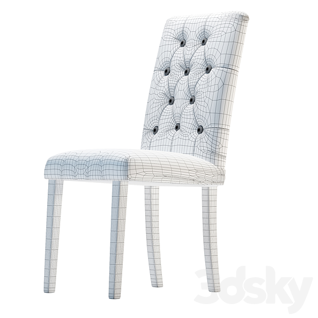 Chair Alban 3DS Max Model - thumbnail 3