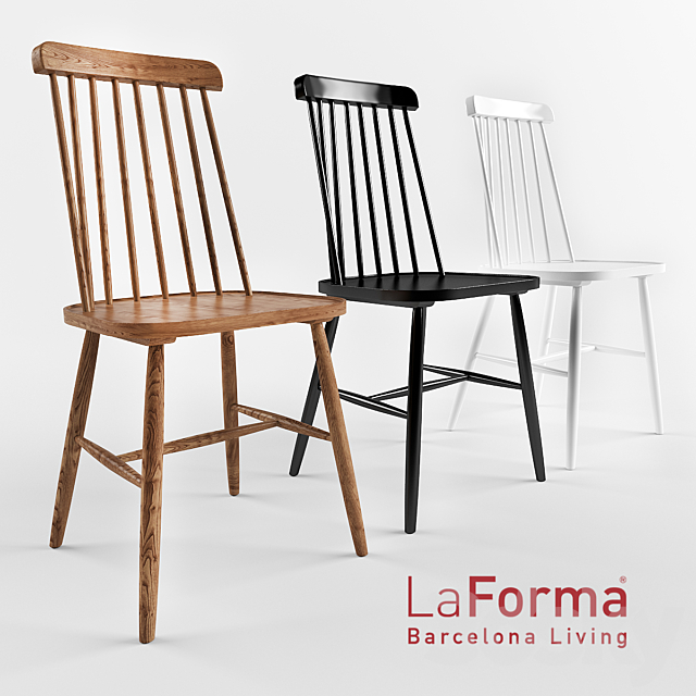 Chair ALBEUP from La Forma 3DS Max Model - thumbnail 2