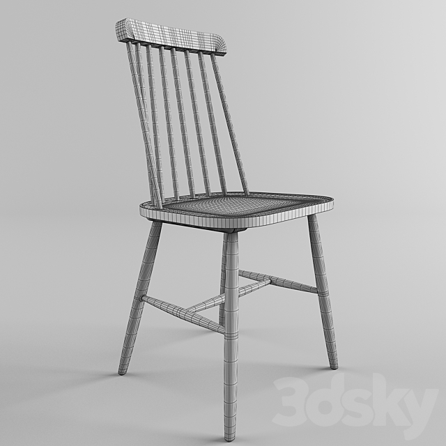 Chair ALBEUP from La Forma 3DS Max Model - thumbnail 3