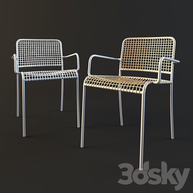 CHAIR ALLU 24_224 GERVASONI 3ds Max - thumbnail 1