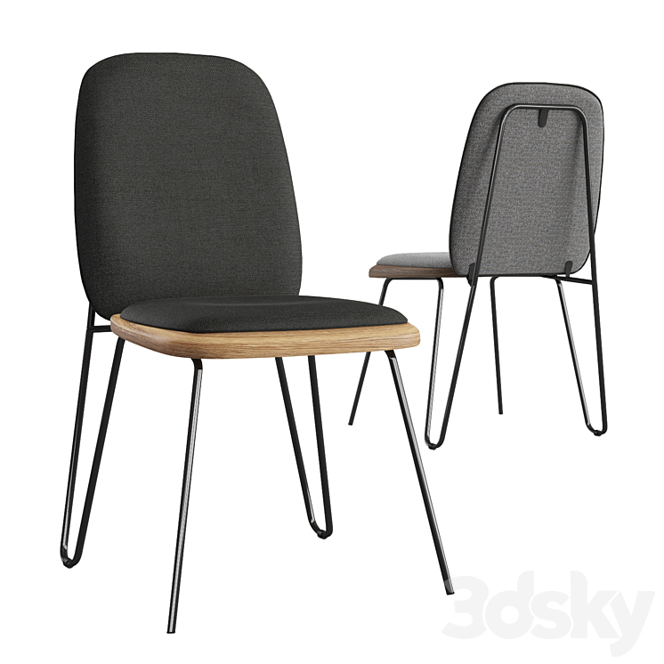 Chair AOS NEW Montly 3DS Max Model - thumbnail 3