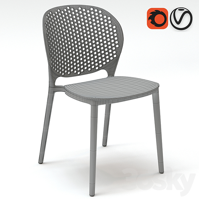 Chair Article DOT 3DS Max Model - thumbnail 2