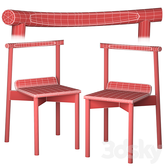 Chair Artu Wox 3DS Max Model - thumbnail 3