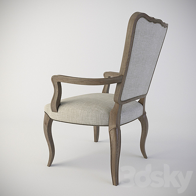 chair Bernhardt Auberge Arm Chair (351-542A) 3DSMax File - thumbnail 2