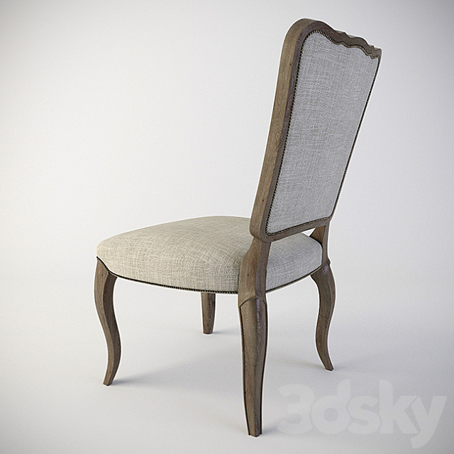 chair Bernhardt Auberge Side Chair (351-541A) 3DSMax File - thumbnail 2