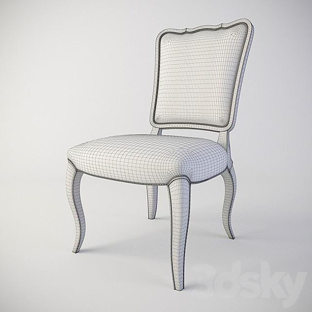 chair Bernhardt Auberge Side Chair (351-541A) 3DSMax File - thumbnail 3