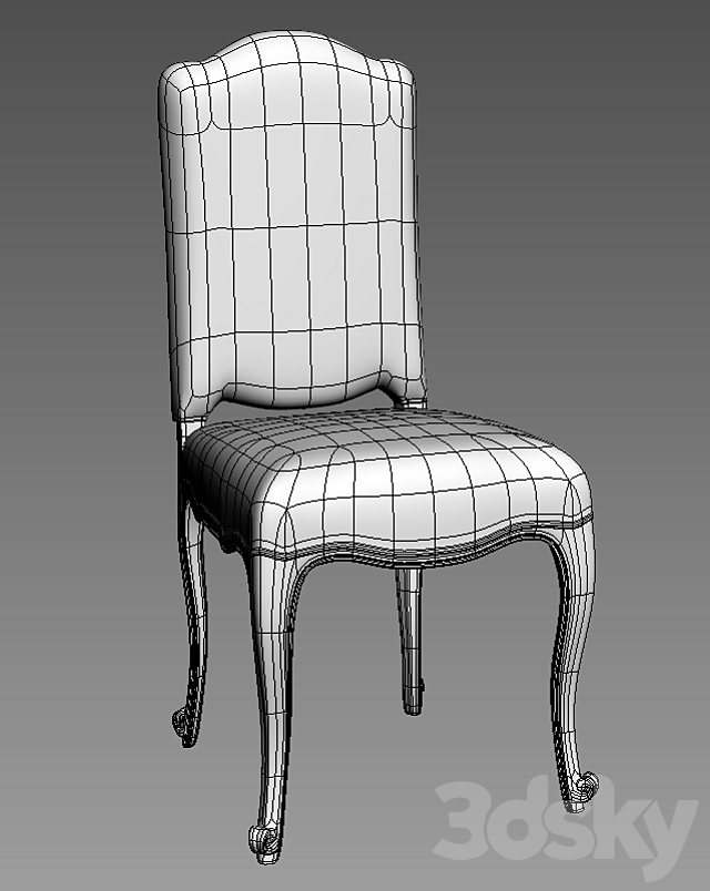 Chair Bertele mobili 197 AB 3DSMax File - thumbnail 3