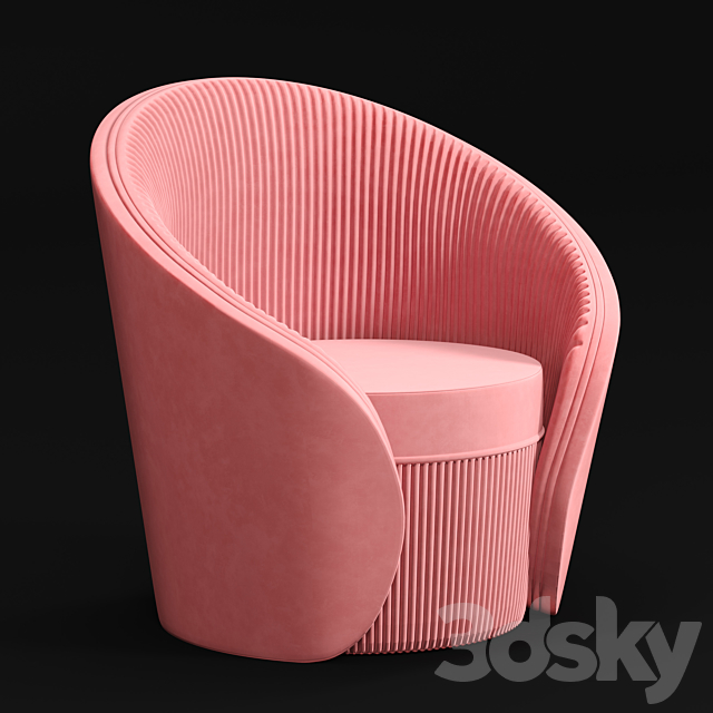 chair bloom 3DSMax File - thumbnail 1