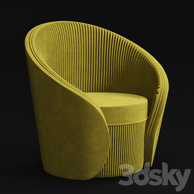 chair bloom 3DSMax File - thumbnail 3