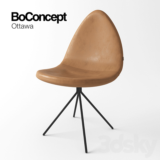 Chair BoConcept Ottawa 3DSMax File - thumbnail 1