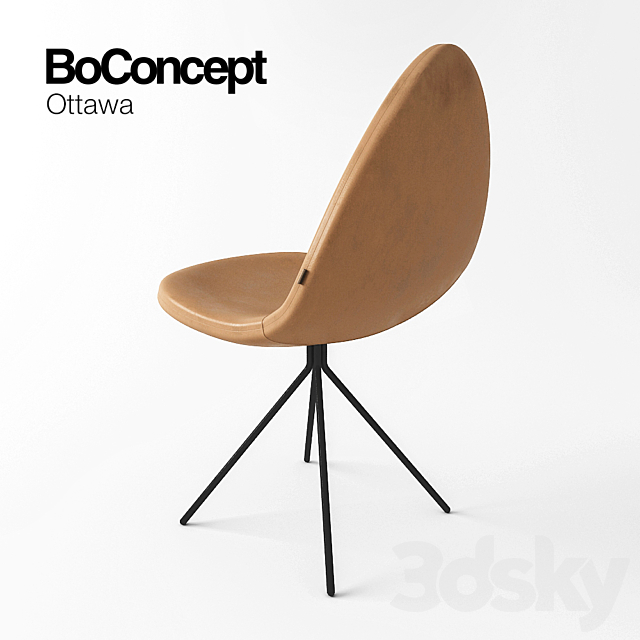 Chair BoConcept Ottawa 3DSMax File - thumbnail 2