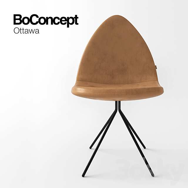 Chair BoConcept Ottawa 3DSMax File - thumbnail 3