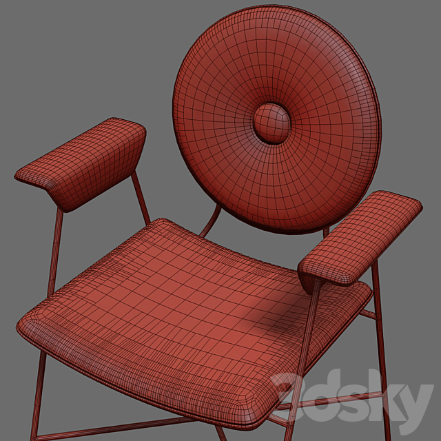 Chair Bontempi Penelope 3DSMax File - thumbnail 3