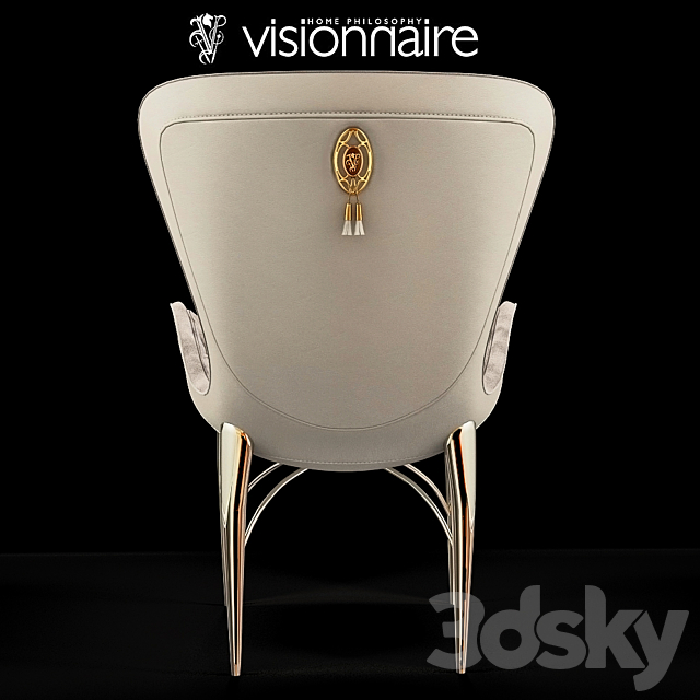 Chair Bovery Visionnaire (Cavalli) 3DS Max Model - thumbnail 2