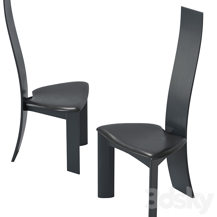 Chair BY BOB & DRIES VAN DEN BERGHE 3DS Max Model - thumbnail 2