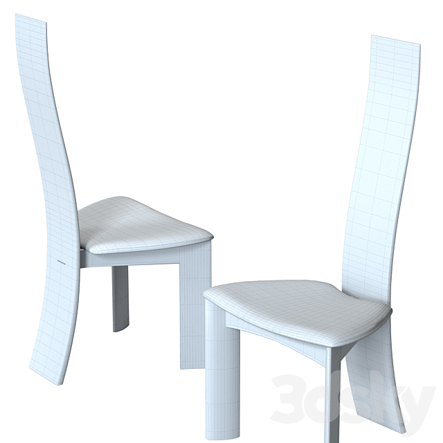 Chair BY BOB & DRIES VAN DEN BERGHE 3DSMax File - thumbnail 4