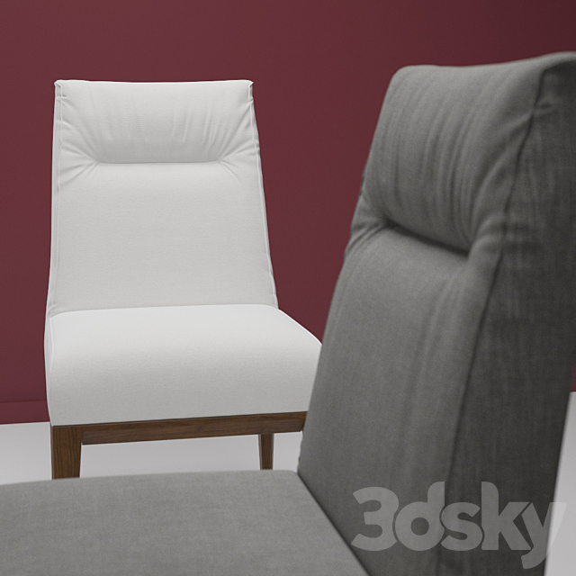 Chair Calligaris Tosca 3DS Max Model - thumbnail 2