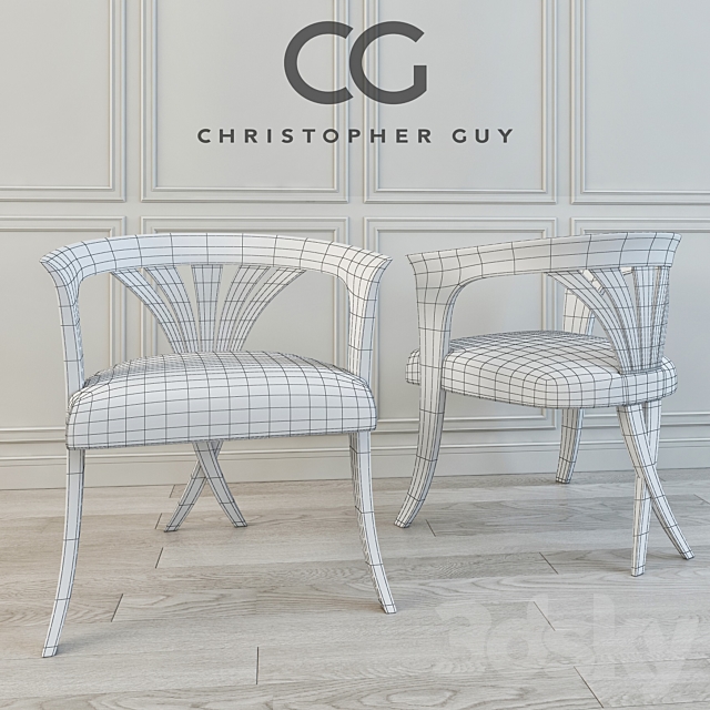 Chair Christopher Guy 3DS Max Model - thumbnail 2