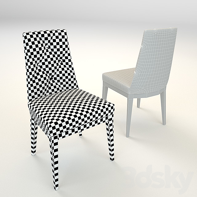 Chair Collinet Kolb Chair 3DS Max Model - thumbnail 2