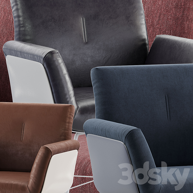 chair Cor Alvo variant 3 3DSMax File - thumbnail 2