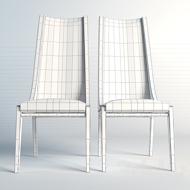 chair Costantini Pietro 3ds Max - thumbnail 3