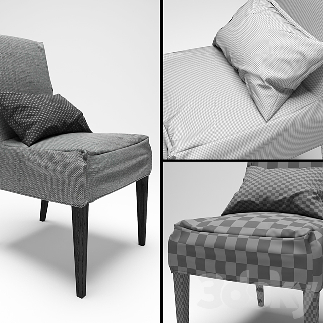 chair cover 3DSMax File - thumbnail 1