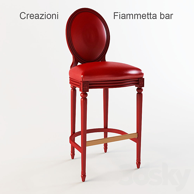 Chair Creazioni Fiammetta bar 3DSMax File - thumbnail 1