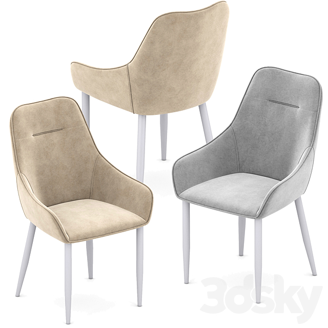 Chair Diana Velor 3DSMax File - thumbnail 2