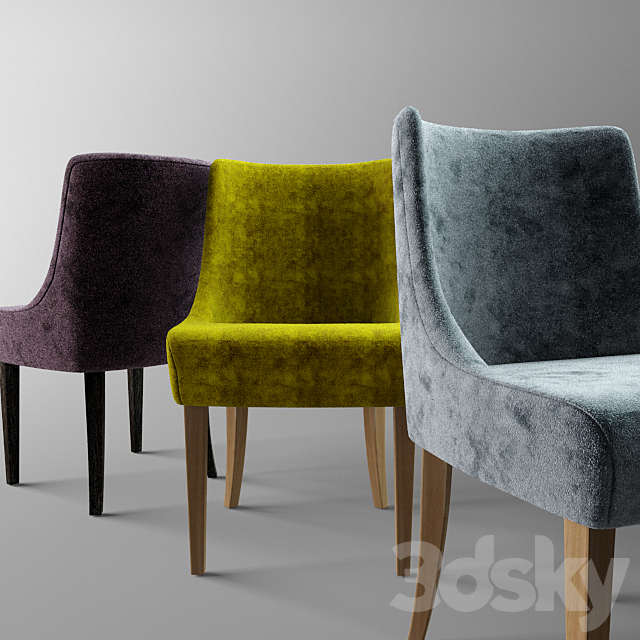 Chair Dironoff Ambra 3DS Max Model - thumbnail 2