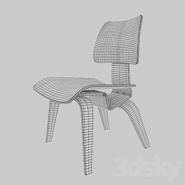 Chair Eames DCW 3DSMax File - thumbnail 3