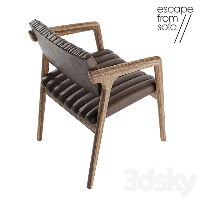 Chair – Escape From Sofa – SHORT SLICED 3DS Max Model - thumbnail 3