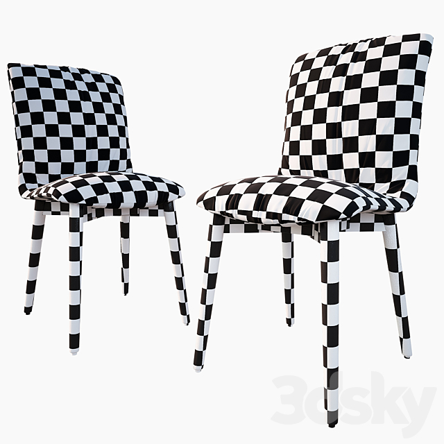 chair FELIX 3DS Max Model - thumbnail 2