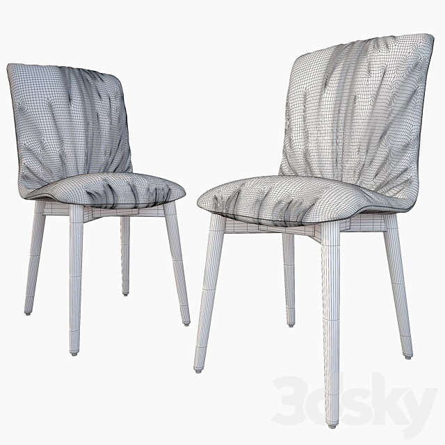 chair FELIX 3DS Max Model - thumbnail 3