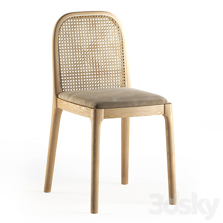 Chair FENTON from Divan.ru 3DS Max Model - thumbnail 1