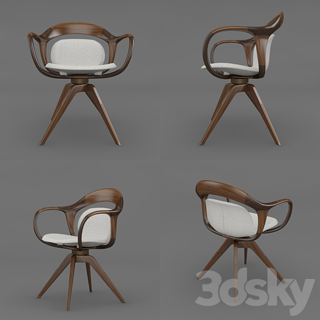 Chair Giorgetti NORAH _ Chair Giorgetti NORAH 3DS Max Model - thumbnail 2