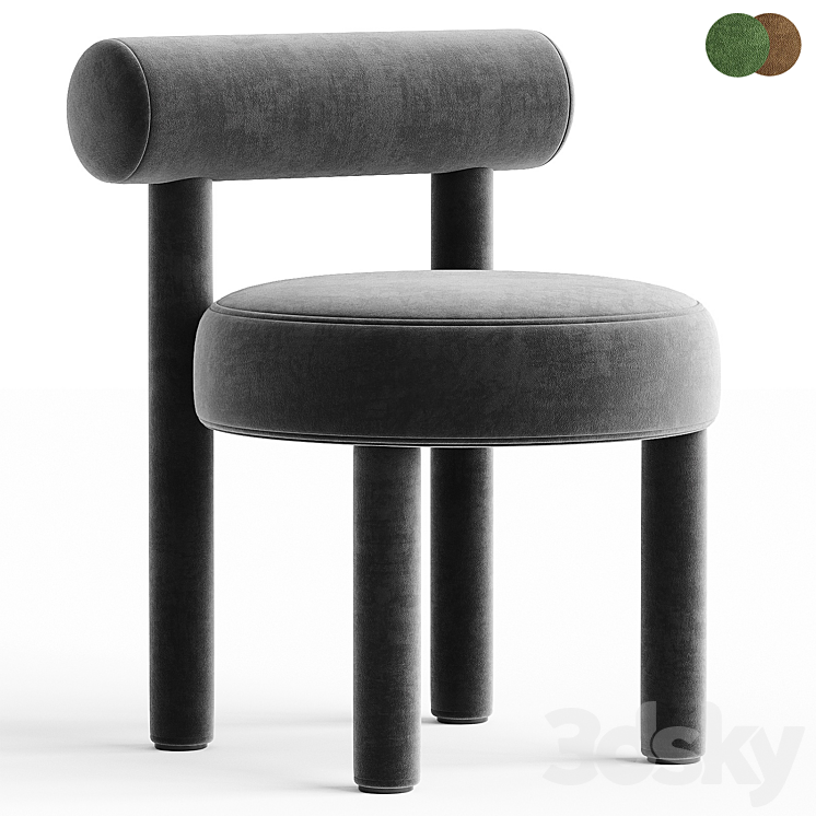 Chair Gropius CS1 3DS Max Model - thumbnail 1