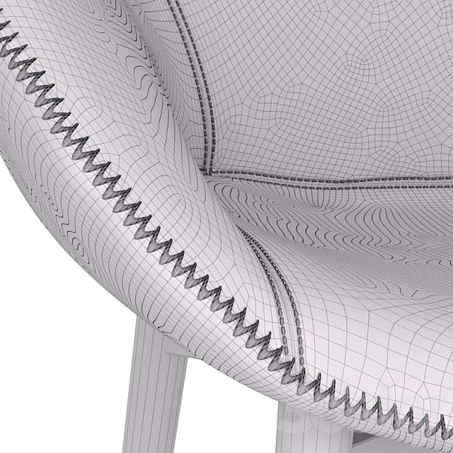 Chair Halmar K-304 3ds Max - thumbnail 3