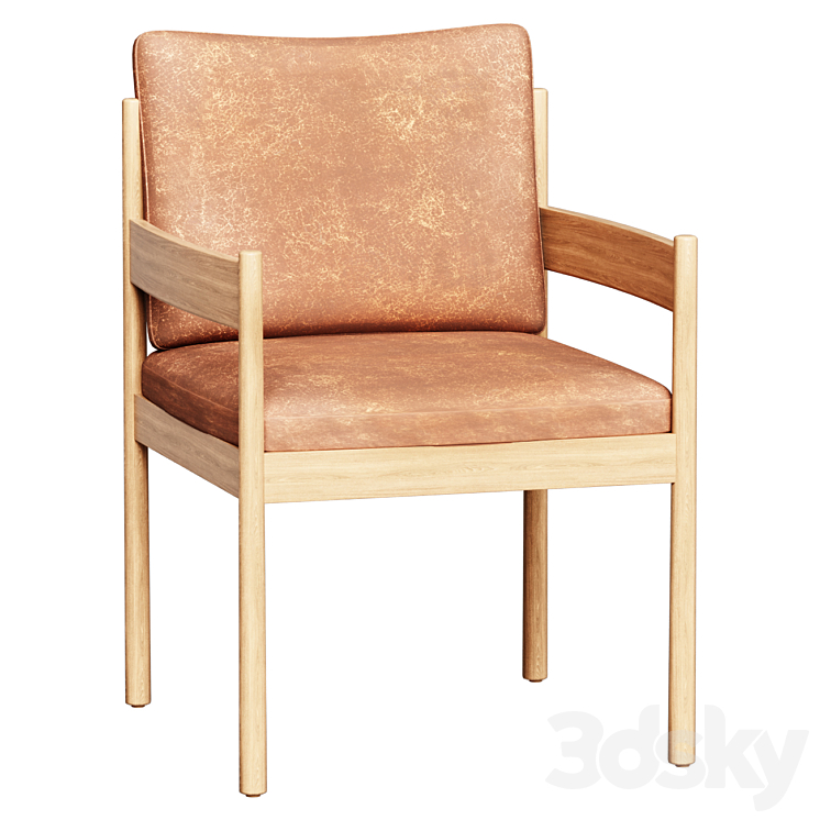 Chair Halsey 3DS Max Model - thumbnail 3