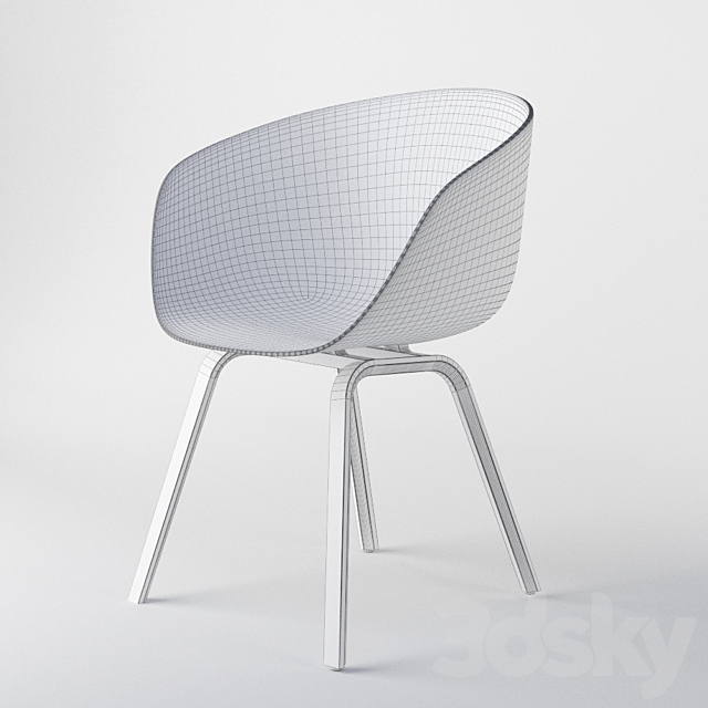 Chair HAY 3DS Max Model - thumbnail 2