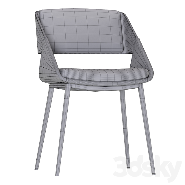 Chair herrick 3DS Max Model - thumbnail 5