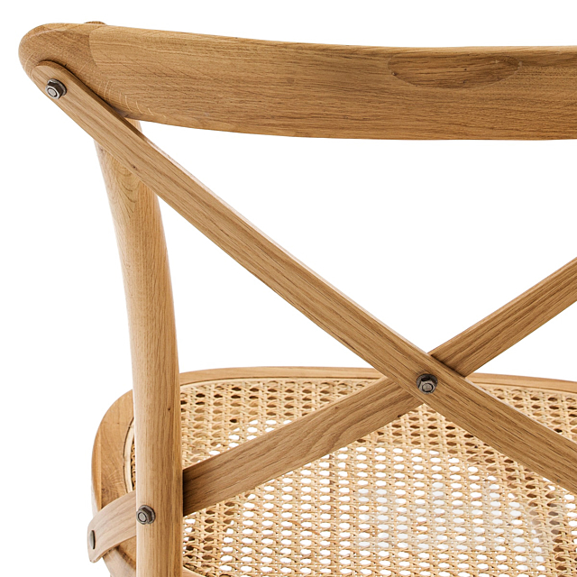 Chair in oak and wicker Cedak 3DSMax File - thumbnail 5