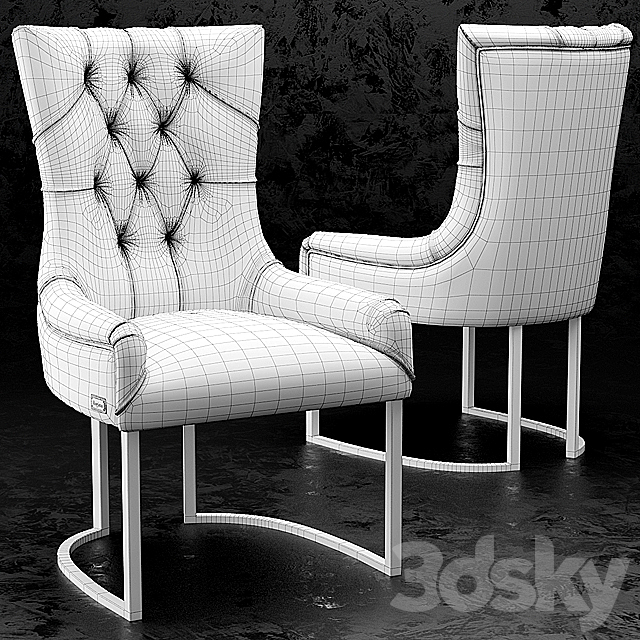 Chair ITACA RUGIANO 3DSMax File - thumbnail 2