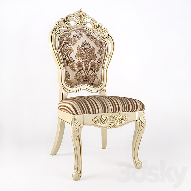 Chair JF 2210B Ivory 3DSMax File - thumbnail 1