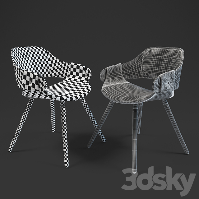 Chair Jody 3ds Max - thumbnail 3