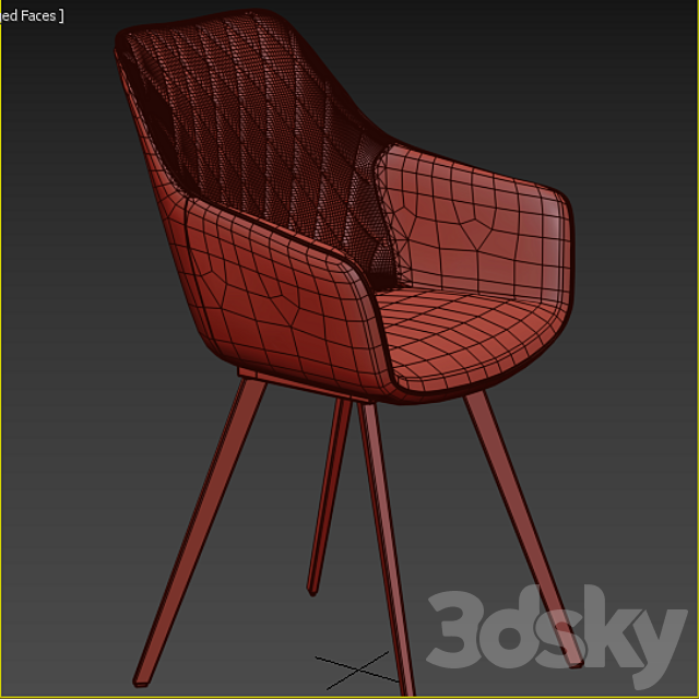 Chair Julia Grup Aminy 3DSMax File - thumbnail 3