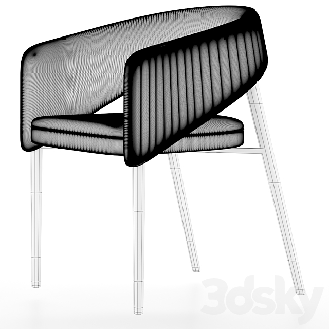 chair klassik 3DS Max Model - thumbnail 3