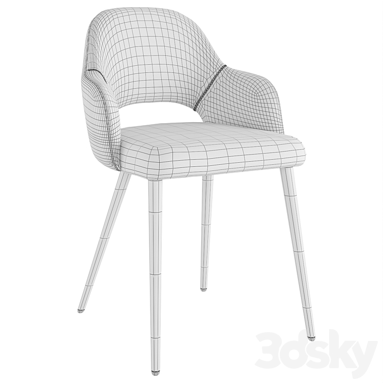 Chair Konor 3DS Max Model - thumbnail 2