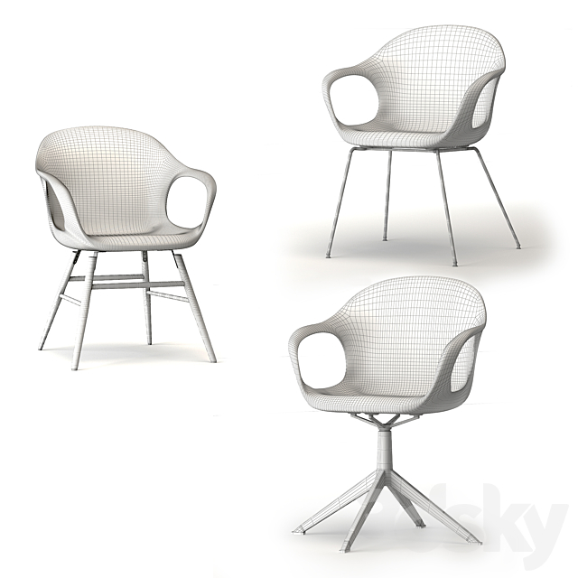 Chair Kristalia Elephant 3DS Max Model - thumbnail 5