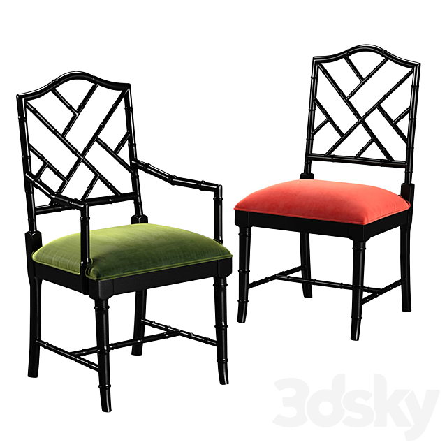 Chair “Ladies” 3DS Max Model - thumbnail 2