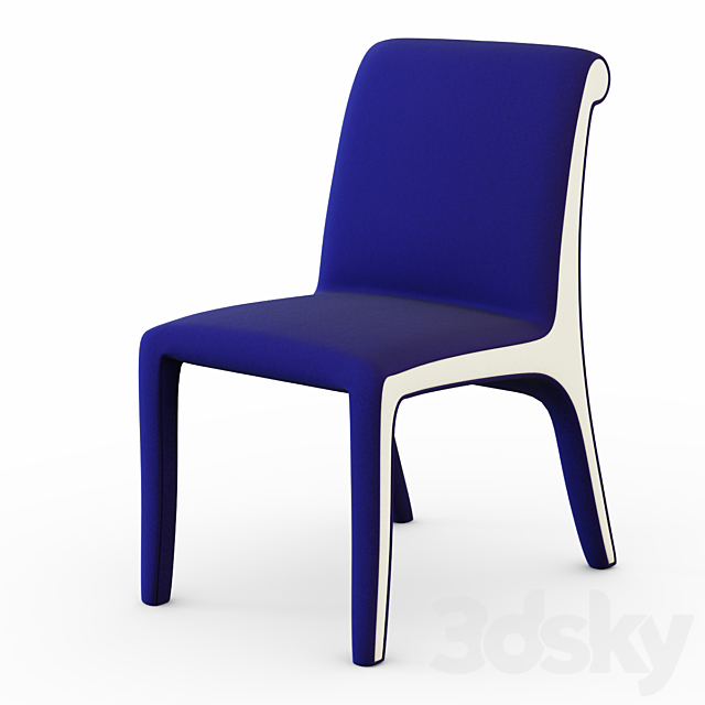 Chair Lady 3DS Max Model - thumbnail 2